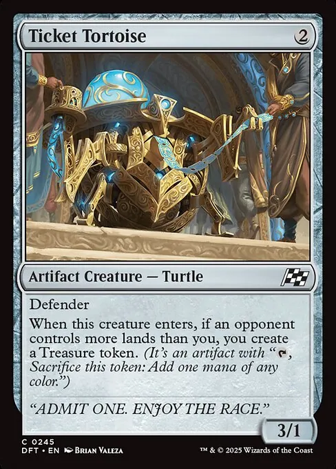 Ticket Tortoise 245/291