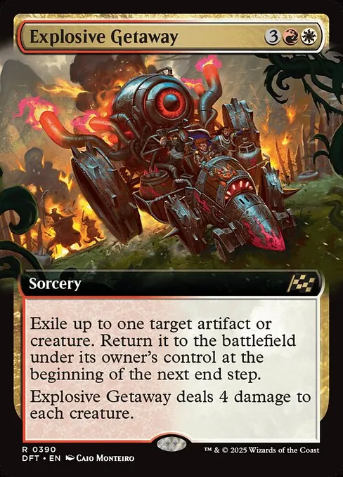 Explosive Getaway 390/291