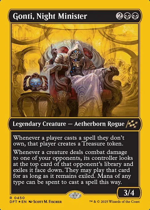 Gonti, Night Minister 450/291