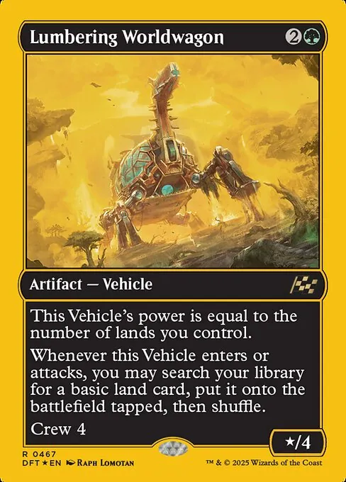 Lumbering Worldwagon 467/291