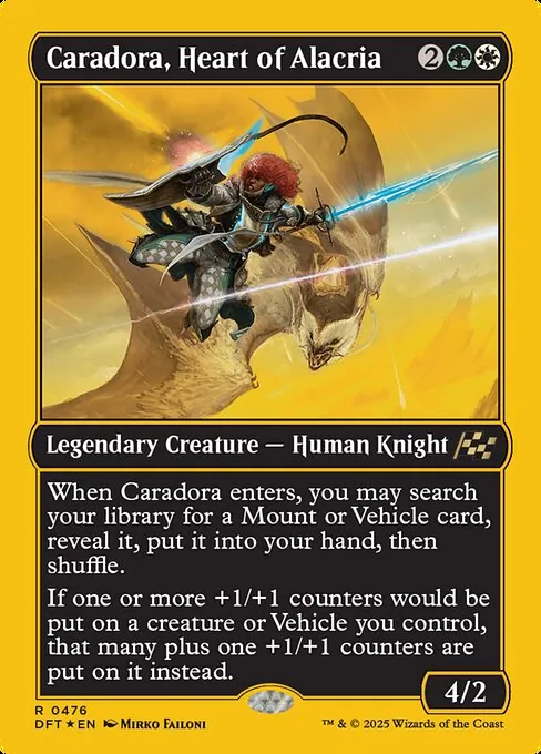 Caradora, Heart of Alacria 476/291