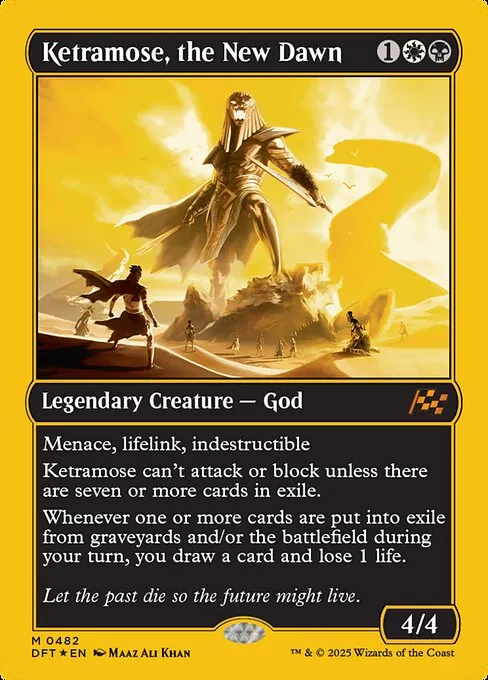 Ketramose, the New Dawn 482/291