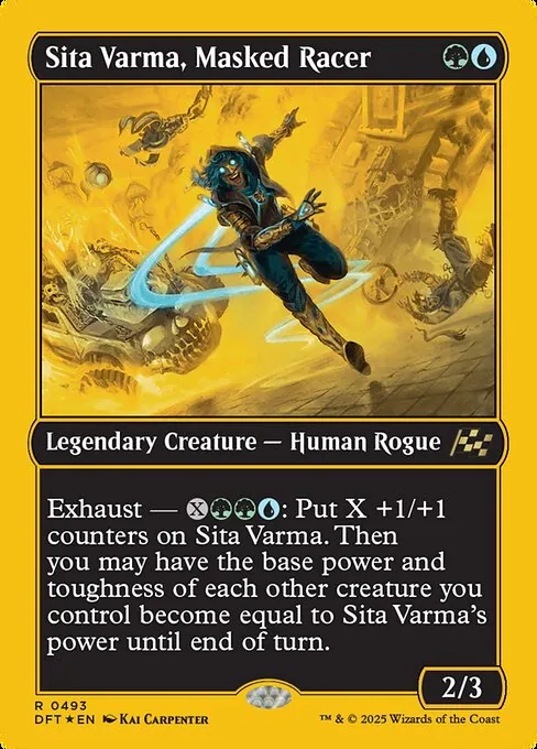 Sita Varma, Masked Racer 493/291