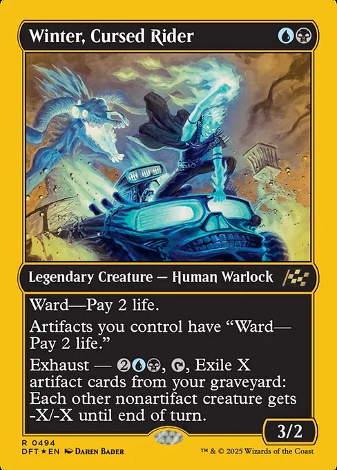 Winter, Cursed Rider 494/291