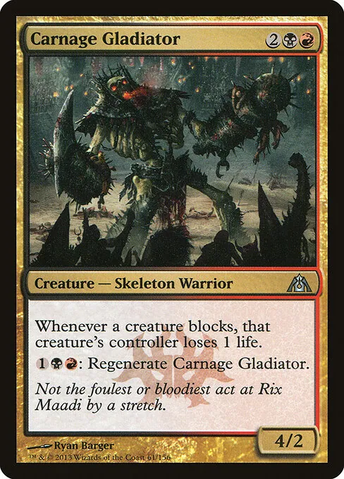 Carnage Gladiator 061/156