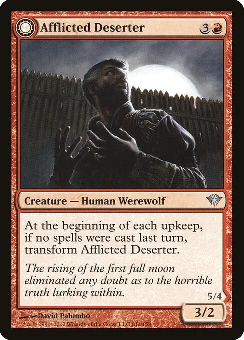 Afflicted Deserter // Werewolf Ransacker 081/158