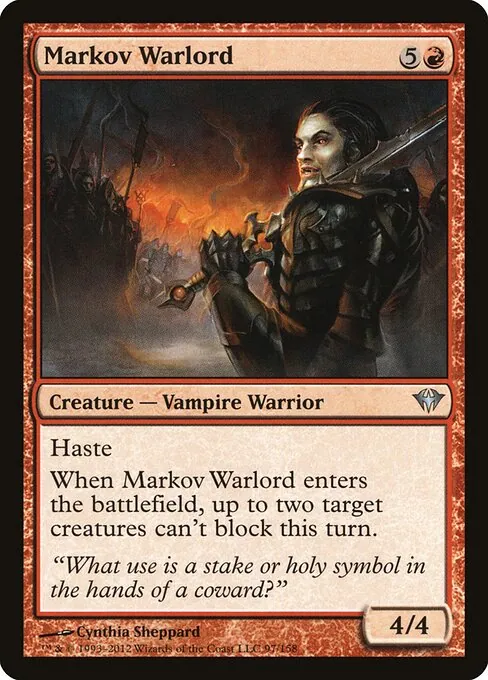 Markov Warlord 097/158