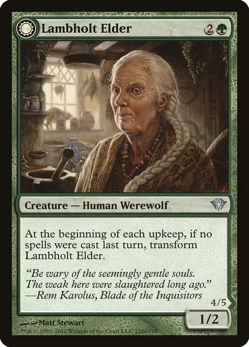 Lambholt Elder // Silverpelt Werewolf 122/158