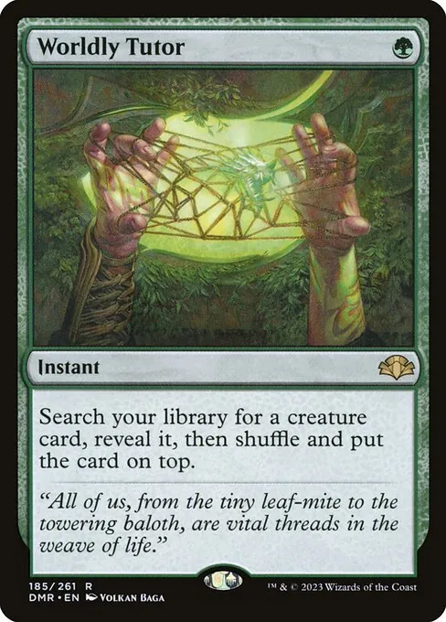 Worldly Tutor 185/271