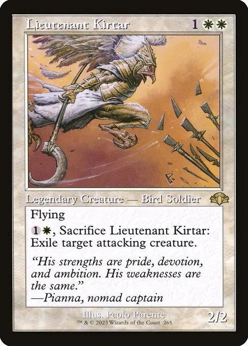 Lieutenant Kirtar 265/271