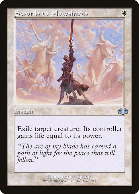 Swords to Plowshares 275/271