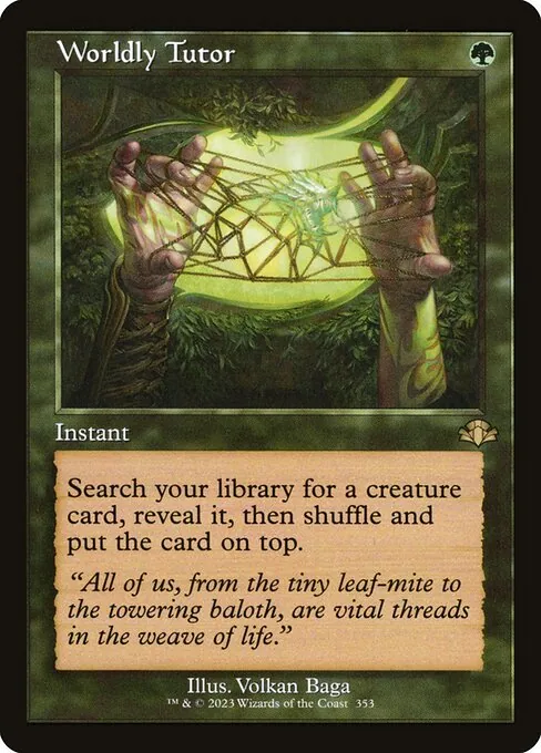 Worldly Tutor 353/271