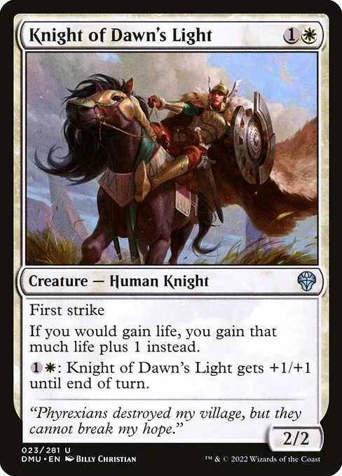 Knight of Dawn's Light 023/281