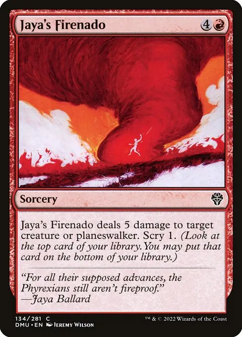 Jaya's Firenado 134/281