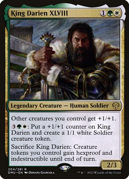 King Darien XLVIII 204/281