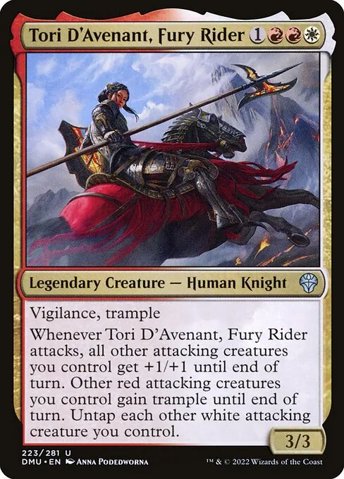 Tori D'Avenant, Fury Rider 223/281
