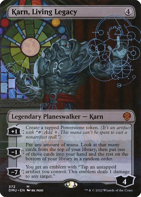 Karn, Living Legacy 372/281