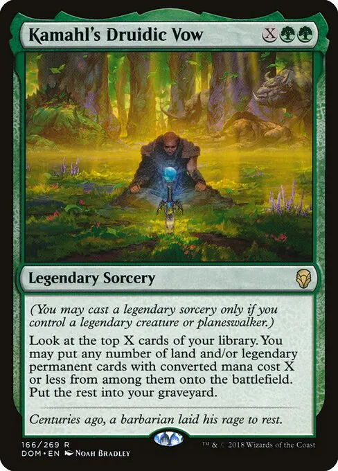Kamahl's Druidic Vow 166/269