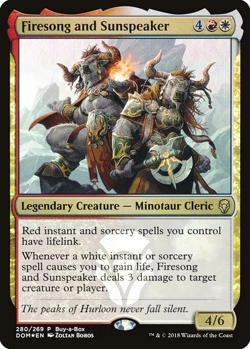 Firesong and Sunspeaker 280/269