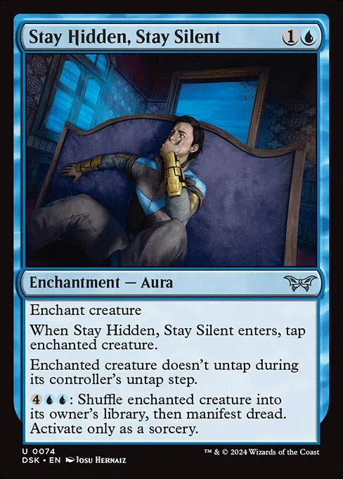 Stay Hidden, Stay Silent 074/286