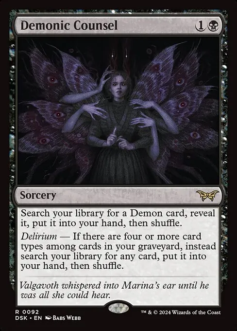 Demonic Counsel 092/286