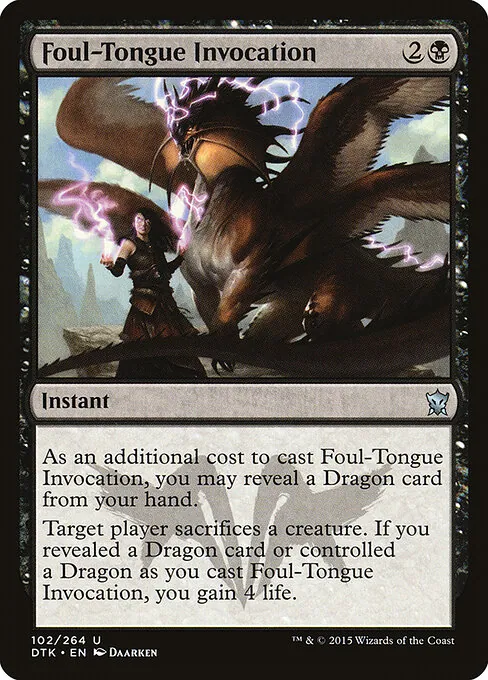 Foul-Tongue Invocation 102/264