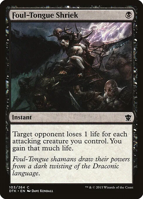 Foul-Tongue Shriek 103/264