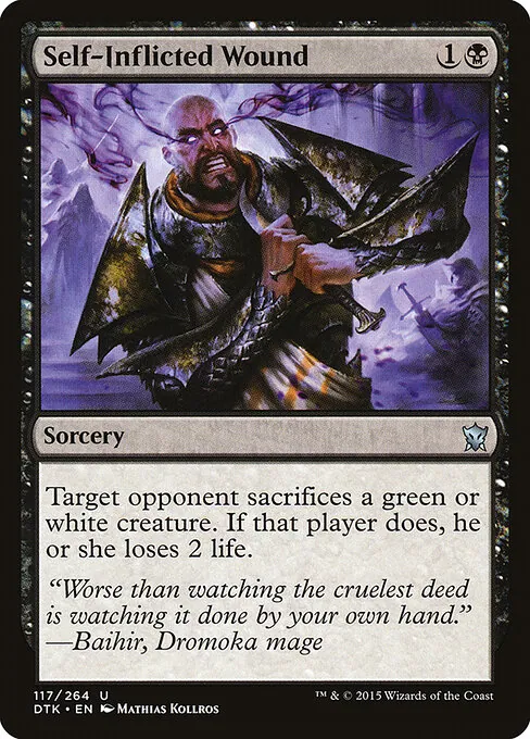 Self-Inflicted Wound 117/264
