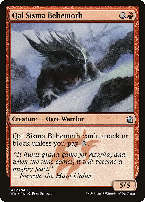 Qal Sisma Behemoth 149/264