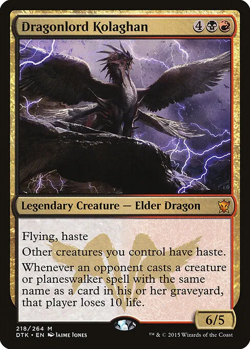 Dragonlord Kolaghan 218/264
