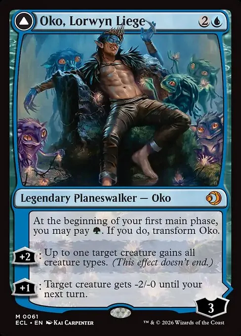 Oko, Lorwyn Liege // Oko, Shadowmoor Scion 061/283