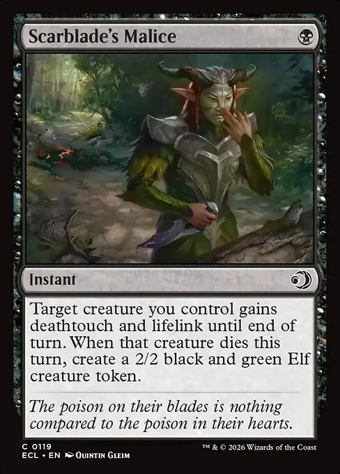 Scarblade's Malice 119/283
