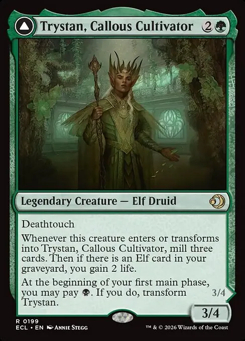 Trystan, Callous Cultivator // Trystan, Penitent Culler 199/283