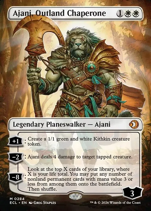 Ajani, Outland Chaperone 284/283