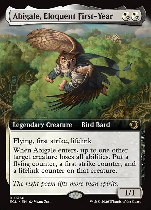 Abigale, Eloquent First-Year 368/283