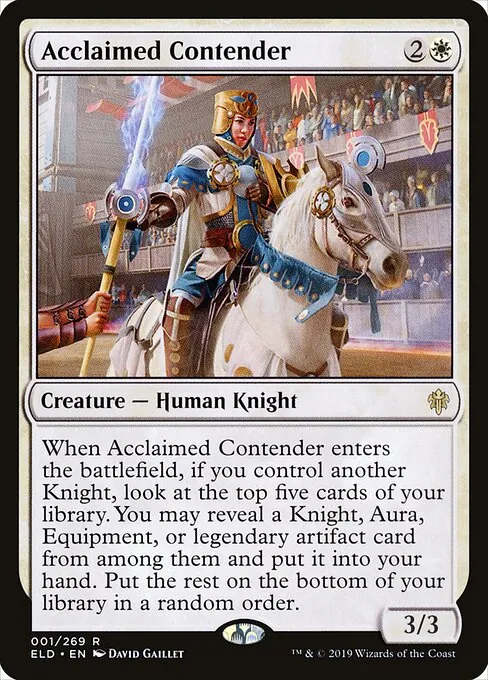 Acclaimed Contender 001/300