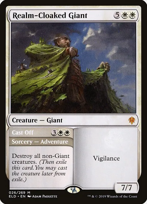 Realm-Cloaked Giant // Cast Off 026/300