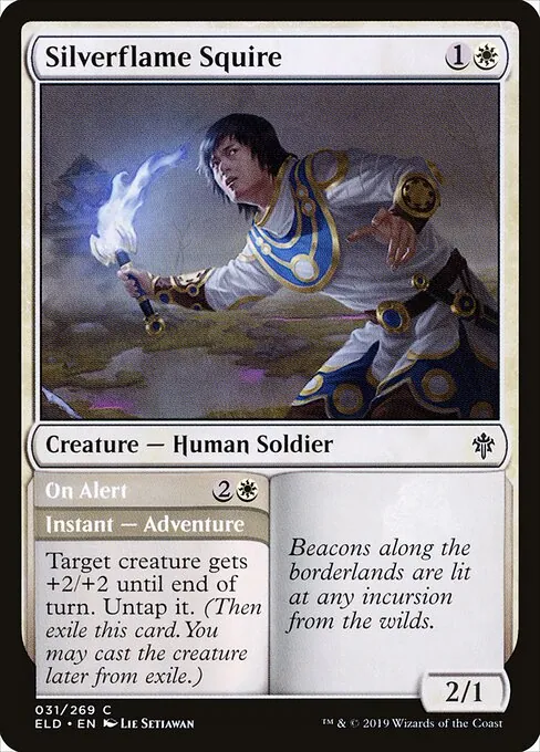 Silverflame Squire // On Alert 031/300