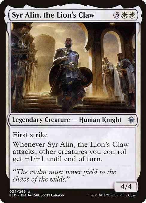Syr Alin, the Lion's Claw 032/300