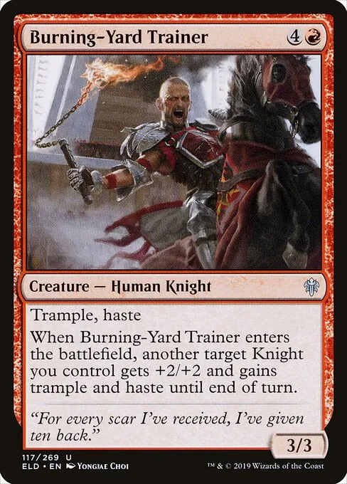Burning-Yard Trainer 117/300
