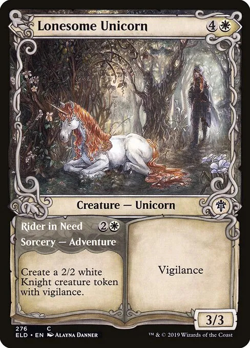 Lonesome Unicorn // Rider in Need 276/300