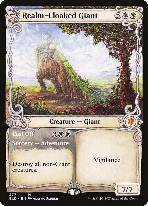 Realm-Cloaked Giant // Cast Off 277/300