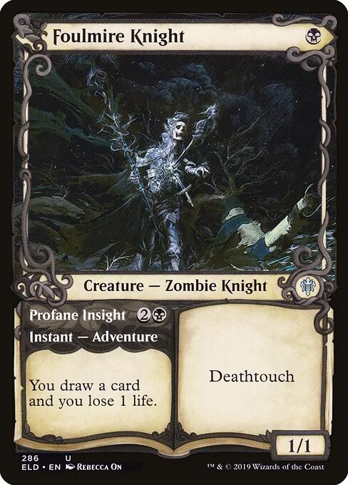 Foulmire Knight // Profane Insight 286/300