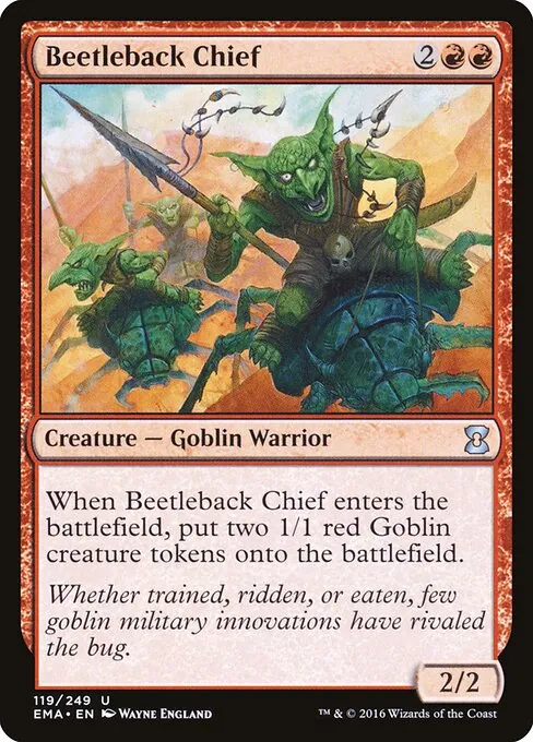 Beetleback Chief 119/249