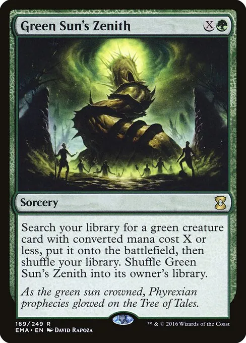Green Sun's Zenith 169/249