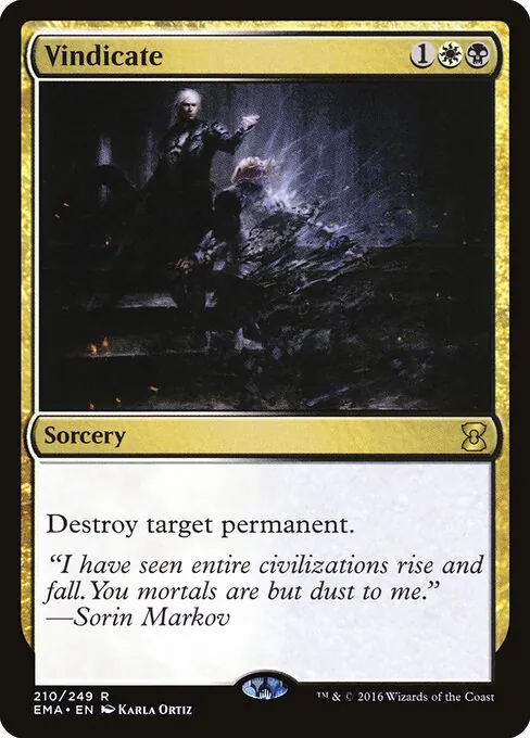 Vindicate 210/249