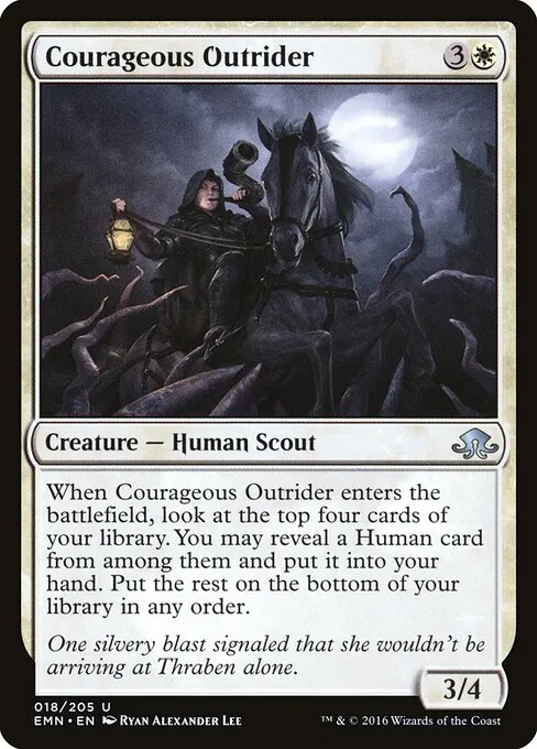 Courageous Outrider 018/205