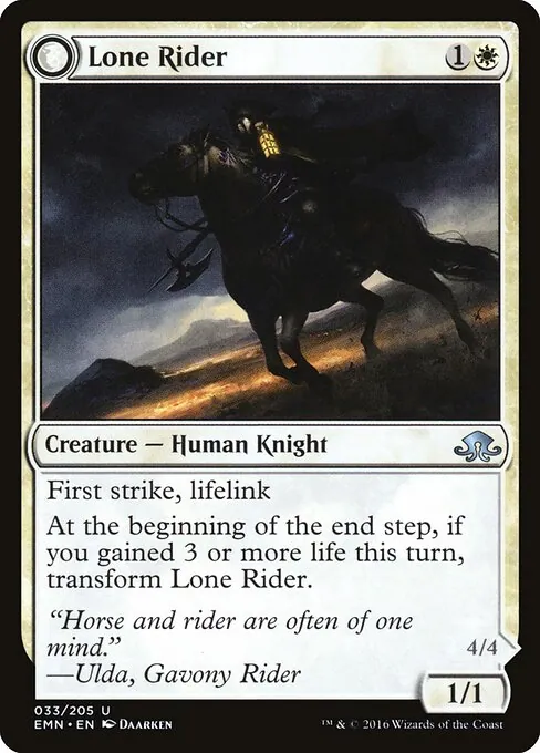 Lone Rider // It That Rides as One 033/205