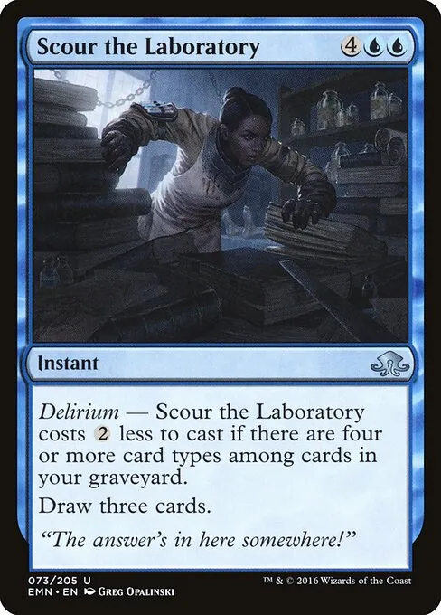 Scour the Laboratory 073/205