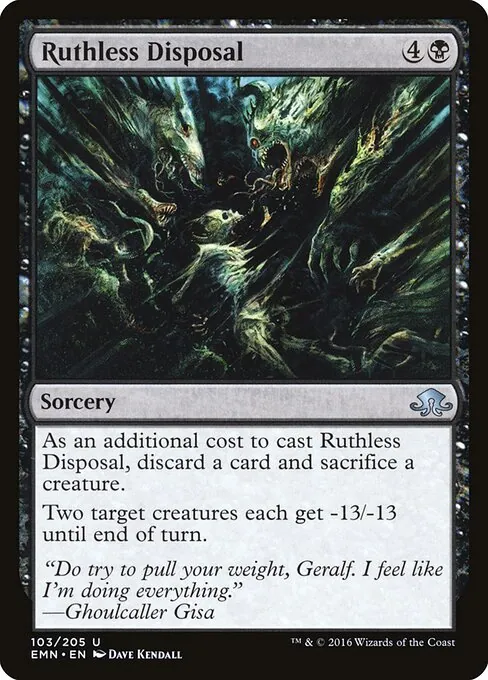 Ruthless Disposal 103/205
